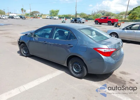 2016 Toyota Corolla Le from USA, damaged, VIN 5YFBURHE1GP438169